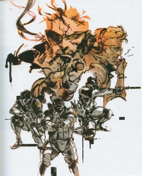 metal gear solid uk box|yoji shinkawa metal gear art.